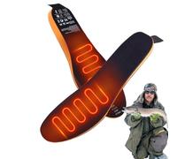 Solette Riscaldate - Scaldapiedi Con Controllo Tramite App | 3 Impostazioni Di Temperatura, Cuscinetto Riscaldante Ricaricabile Tramite USB 3000 MAh, Scaldapiedi Tagliabile Per Uomo Donna Inve