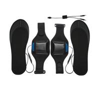 Solette riscaldate,Solette riscaldate ricaricabili,Inserti per scarpe termiche tagliabili Ricarica USB - Scaldapiedi riscaldati sottopiede con batteria al litio da 8000 mAh e custodia per batteria per