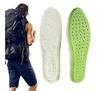 Solette termiche in pelliccia con estratto di artemisia per piedi, comode solette per scarpe morbide da donna