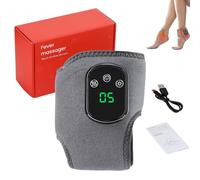 Soleva Foot Massager, 3-In-1 Naxir Foot Revive Massager, Cordless Heated Ankle Wrap with 3 Vibration Mode,5 Heat Leavel for Achilles Tendinitis and Plantar Fasciitis (1Pcs)