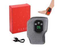 Soleva Foot Massager, 3-in-1 Naxir Foot Revive Massager, Footrevive Triple Method, Wireless & Portable Heated Ankle Wrap with 3 Vibration Mode, 5 Heat Leavel (Single one)