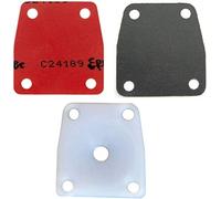 SOLEX 2200 3300 3800 5000 MEMBRANA ROSSO + NERO + SEDILE BIANCO FILTRO BENZINA CARBURANTE