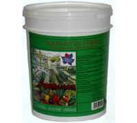 SOLFATO DI FERRO POLVERE Kg.1 RINVERDENTE E ANTIMUSCHIO X PRATO ORTO E GIARDINO