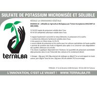 Solfato Di Potassio 1kg Micronizzato 20µ TERRALBA Aspersione Fioritura