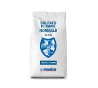 Solfato di Rame Normale Cristalli Grossi MANICA 25 KG