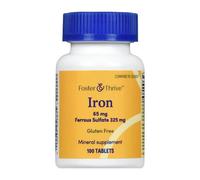 Solfato Ferroso Di Ferro 100 Compresse 65 Mg