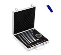 Solfeggio - Set di 10 diapason non ponderati per la guarigione, con forchette da 528 Hz, per meditazione del suono, per terapia del suono, riduzione dello stress, idea regalo per lavoro energetico