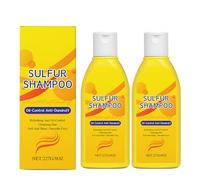Solfur Shampoo contro forfora, prurito e cuoio capelluto grasso, formula antiforfora con Ph-Neutral, Vegan & Climatizzatore Neutrale, Per tutti i tipi di capelli per pelli sensibili (2 pezzi)