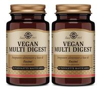 Solgan Vegan Multi Digest Tavolette Masticabili 2x33 g Compresse masti