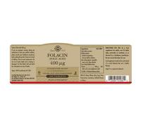 Solgar Acido Folico 400 Mcg 100 Unità Brown