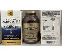 ADVANCED OMEGA D3 - INTEGRATORE ALIMENTARE SOLGAR A BASE DI ACIDI GRASSI INSATU