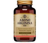 Solgar Integratore Amino Arginina 500 - L-Arginina - 50 capsule vegetali