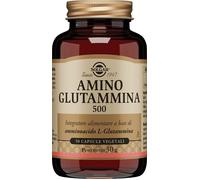 Solgar Integratore alimentare Amino Glutammina 500 L-Glutammina 50 capsule vegetali