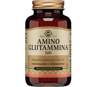 Solgar AMINO GLUTAMMINA 500, 50 capsule vegetali - L-Glutammina - supporto prote