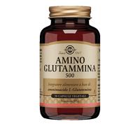 Solgar Integratore alimentare Amino Glutammina 500 L-Glutammina 50 capsule vegetali