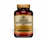Solgar Amino Glutammina 500 Integratore di L-Glutammina, 50 Capsule Vegetali