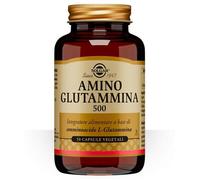 Solgar Integratore alimentare Amino Glutammina 500 L-Glutammina 50 capsule vegetali
