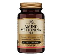 Solgar - Integratore alimentare Amino Metionina 500 - L-Metionina 500 mg - 30 capsule vegetali