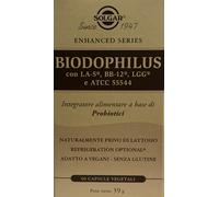 Solgar Biodophilus, 60 capsule vegetali - Probiotico multi-ceppo - equilibrio flora intestinale