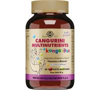 Solgar CANGURINI MULTINUTRIENTS FRUTTI DI BOSCO, 60 tavolette masticabili - | Con vitamine e minerali selezionati. Le vitamine del gruppo B contribuiscono al normale metabolismo energetico.