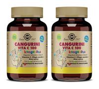 Solgar Cangurini Vita C 100 Kangavities Tavolette 2x82 g Compresse mas