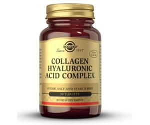 Solgar Collagen Hyaluronic Acid Complex, collagene e acido ialuronico, 30 compresse