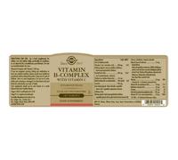Solgar Compresse B-complex With Vitamin C Stress Formula 100 Unità Brown