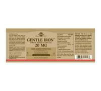 Solgar Compresse Iron Gentle 20mg 90 Unità Brown
