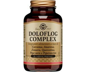 Solgar DOLOFLOG COMPLEX, 60 capsule vegetali - Curcuma, Zenzero, Amarena, Quercetina, BioPerine®