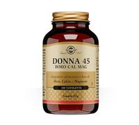 Solgar Donna 45 Boro Cal Mag 100 Tavolette Calcio Magnesio e Boro | Calcio e magnesio contribuiscono al mantenimento di ossa normali e alla normale funzione muscolare.