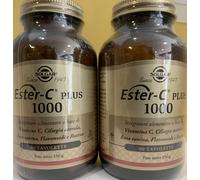 SOLGAR Ester - C PLUS 1000 integratore alimentare 90 TAVOLETTE 2 confezioni