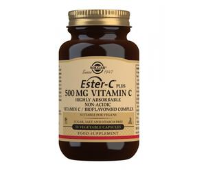 Solgar ESTER-C® PLUS, vitamina C, 500 mg, 50 capsule vegetali