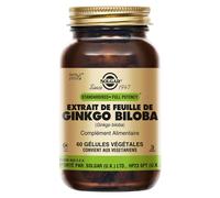 SOLGAR Estratto di Ginkgo Biloba 24% 90 mg 60 pz Capsule rigide