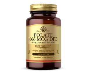 Solgar - Folinato di Solgar (Metafolin), 400 mcg (100 compresse)