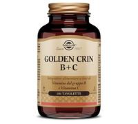 Solgar Golden Crin B+C Integratore Affaticamento e Stanchezza, 100 Tavolette