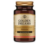 Solgar Integratore alimentare Golden Dreams – Melatonina 1 mg – sonno e jet-lag – 60 tavolette