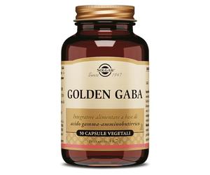Solgar Golden Gaba 500 mg 50 Capsule Vegetali Integratore GABA | Con 500 mg di GABA per capsula in pratiche capsule vegetali, adatte a vegani e vegetariani.