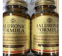 SOLGAR IALURONIC FORMULA - 2 confezioni da 30 tavolette