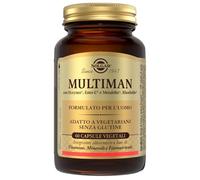 SOLGAR IT. MULTINUTRIENT SpA Integratore Multiman multivitaminico uomo, 60 capsule