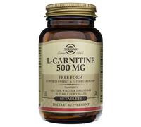 Solgar, L-carnitina, forma libera, 500 mg, 30 compresse