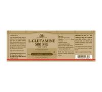 Solgar L-glutammina 500 Mg 50 Unità Brown