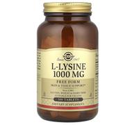 Solgar, L-LISINA 1000 mg / 100 compresse / forme libere / lisina in forma libera