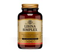 Solgar Lisina Simplex - Integratore alimentare ricostituente con L-lisina, 50 capsule vegetali