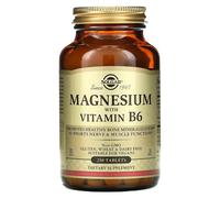 Solgar – Magnesio con Vitamina B6 – 250 compresse