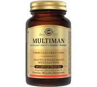 solgar Multiman 60 capsule vegetali senza glutine