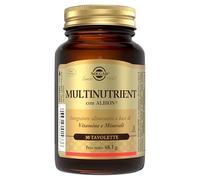 Solgar Multinutrient - 30 tavolette Multivitaminico e Multiminerale | Integratore alimentare a base di vitamine a pieno dosaggio (100% VNR*) e con minerali chelati, adatto anche a Vegani.