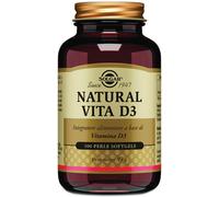 Solgar Natural Vita D3 Integratore Alimentare, 100 Perle