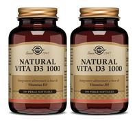 Solgar Natural Vita D3 1000 Set da 2 2x53,6 g Perle