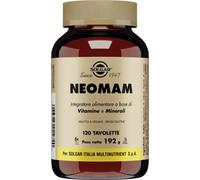 Solgar NEOMAM 120 TAVOLETTE - Multivitaminico e minerale per gravidanza e allattamento, 24 nutrienti, 120 tavolette