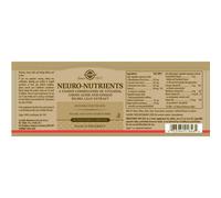 Solgar Neuro Nutrienti 60 Unità Brown